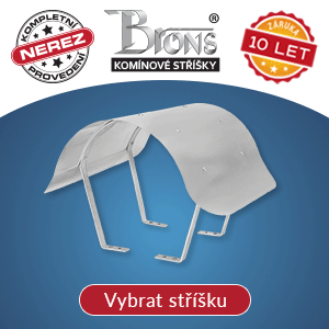 Komínové stříšky BRONS